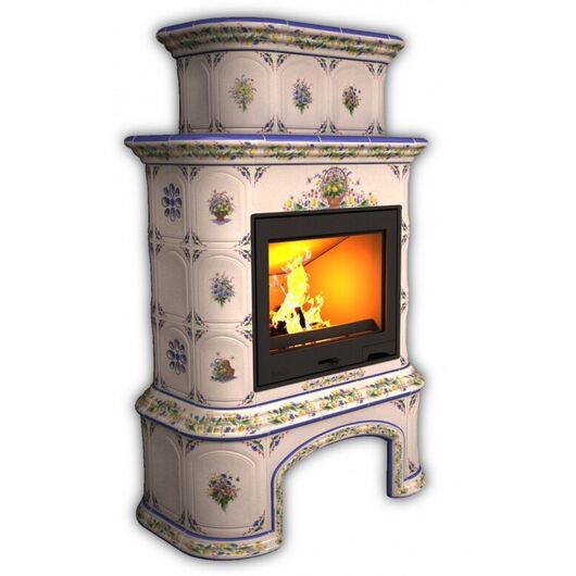 Печь камин КимрПечь Прованс с дровником Центральный Двухъярусный, изображение 6